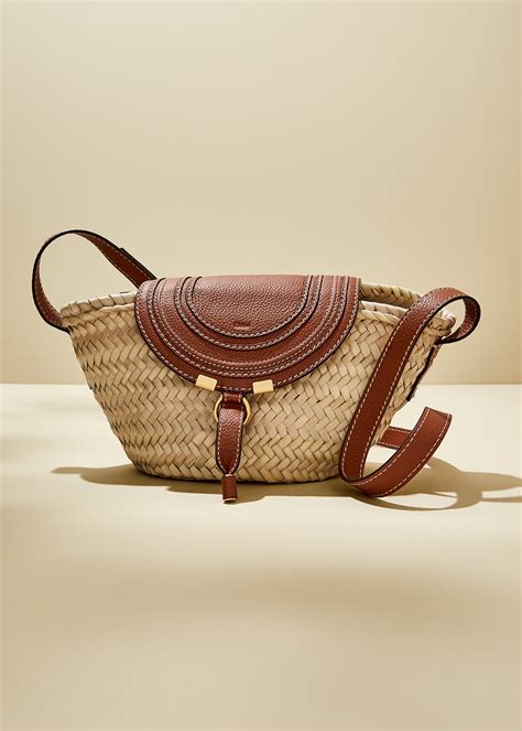 chloe raffia crossbody bags.